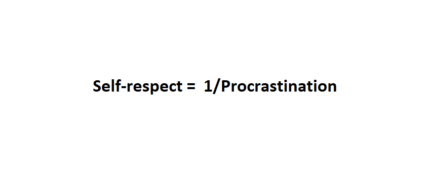 procrastination and self-respect